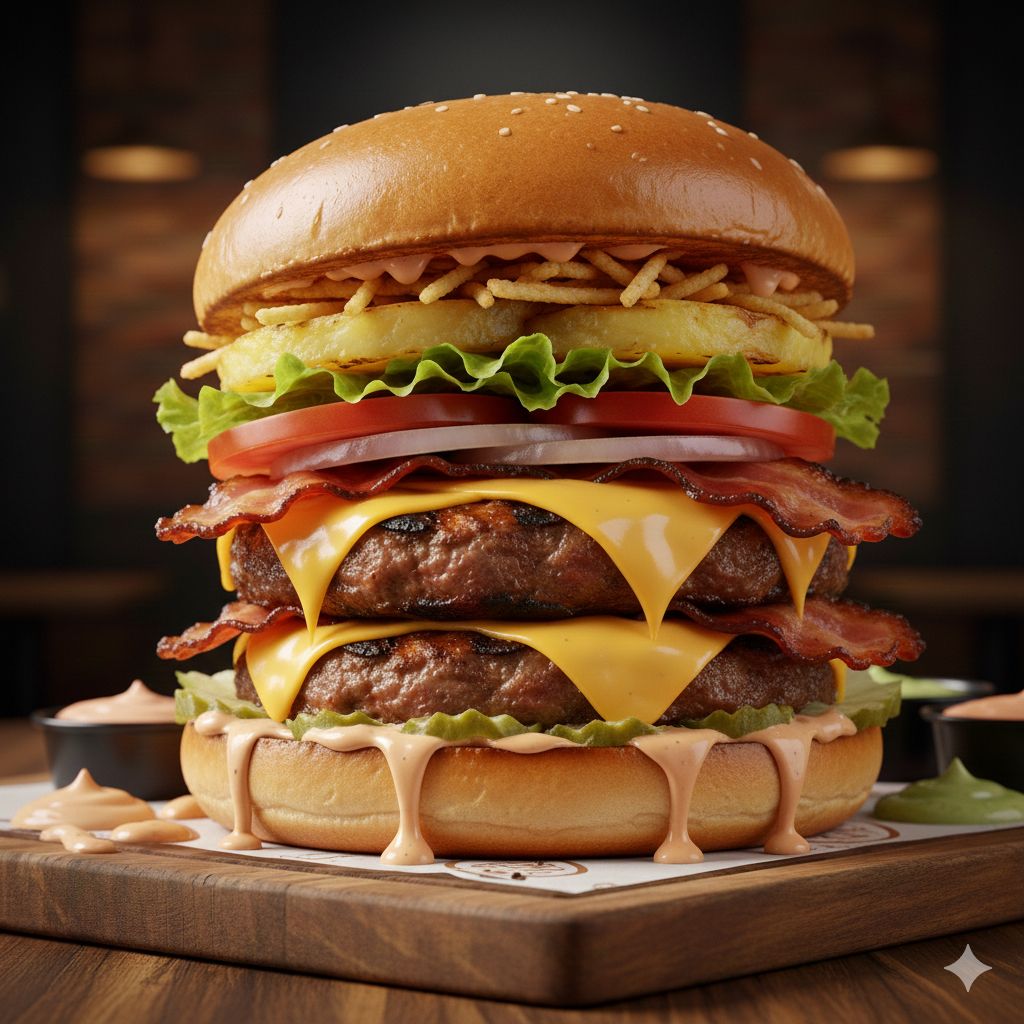 Hamburguesa Caribeña